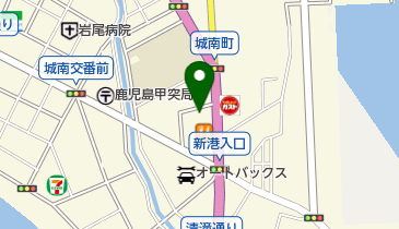 セブンイレブン 鹿児島城南町店の地図画像