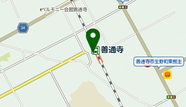 セブンイレブン Kiosk善通寺駅店の地図画像