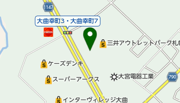 セブンイレブン 北広島三井アウトレットパーク店の地図画像