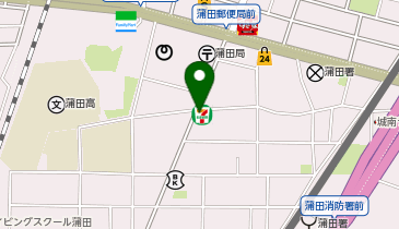 セブンイレブン 大田区蒲田本町2丁目店の地図画像