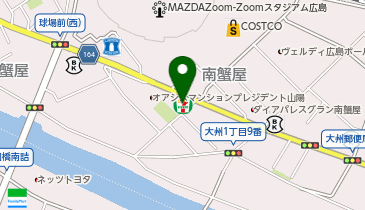 セブンイレブン 広島南蟹屋店の地図画像