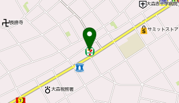 セブンイレブン 大田区中央6丁目店の地図画像