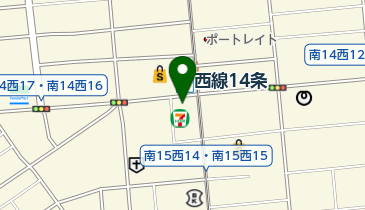 セブンイレブン 札幌南14条西15丁目店の地図画像