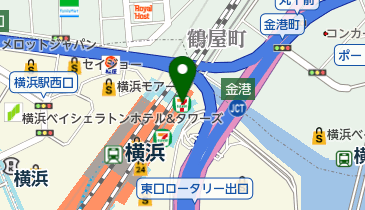 セブンイレブン 京急ST横浜北口改札店の地図画像
