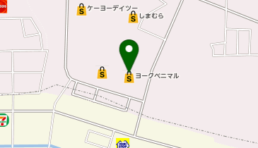 セブン銀行 ヨークベニマル 千代田モール店 共同出張所の地図画像