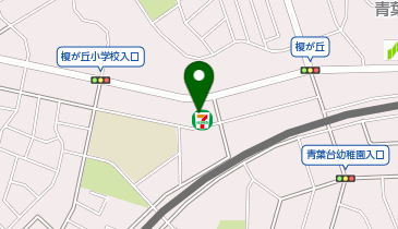 セブンイレブン 横浜榎が丘店の地図画像