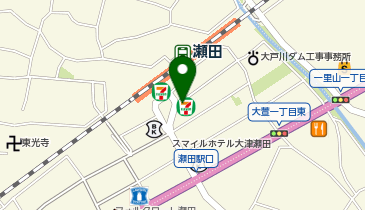 セブンイレブン 瀬田駅前店の地図画像