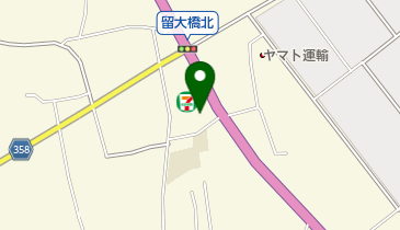 セブンイレブン 日立留町店の地図画像