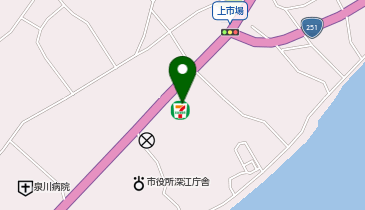 セブンイレブン 南島原深江店の地図画像