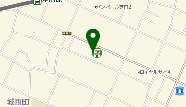 セブンイレブン 四日市中川原1丁目店の地図画像