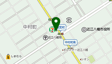セブンイレブン 近江八幡桜宮町店の地図画像