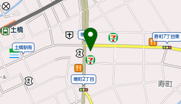 セブンイレブン 豊田市寿町7丁目店の地図画像