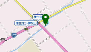 セブンイレブン 滋賀蒲生蒲生堂店の地図画像