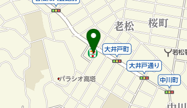 セブンイレブン 若松大井戸店の地図画像