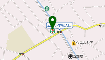 セブンイレブン 戸倉内川店の地図画像