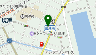 セブンイレブン 焼津中港店の地図画像