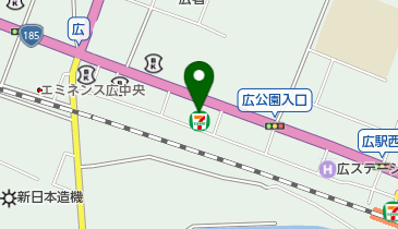 セブンイレブン 呉市広中町店の地図画像