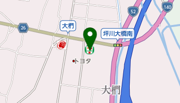 セブンイレブン 増穂大椚店の地図画像