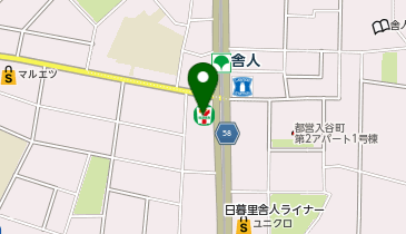 セブンイレブン 足立入谷1丁目店の地図画像