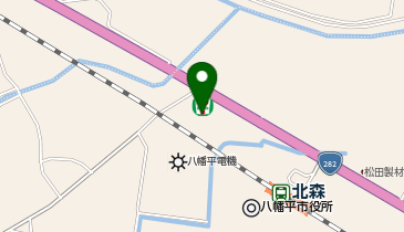 セブンイレブン 八幡平野駄店の地図画像