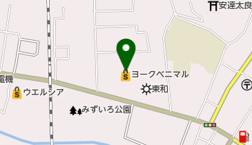 セブン銀行 ヨークベニマル 新本宮舘町店 共同出張所の地図画像