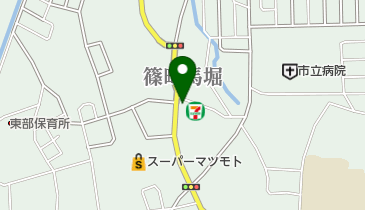 セブンイレブン 亀岡篠町馬堀店の地図画像