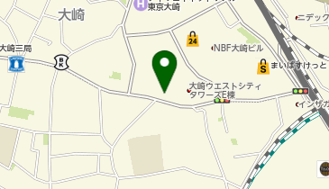 セブンイレブン 大崎ウエストシティタワーズ店の地図画像