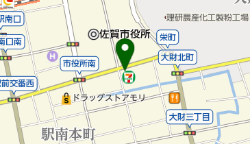 セブンイレブン 佐賀大財3丁目店の地図画像