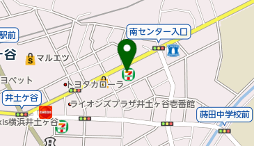 セブンイレブン 横浜井土ヶ谷下町店の地図画像