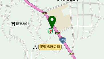セブンイレブン 伊東大原1丁目店の地図画像