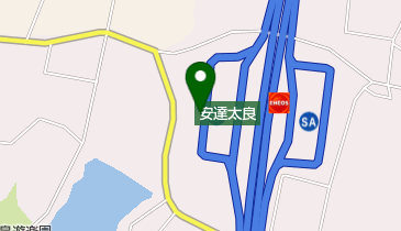 セブン銀行 東北自動車道 安達太良サービスエリア 下り 共同出張所の地図画像