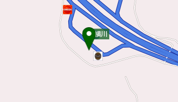 セブン銀行 上信越自動車道 横川サービスエリア 下り 共同出張所の地図画像