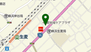 セブンイレブン 横浜生麦4丁目店の地図画像