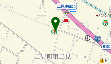 セブンイレブン 明石二見町東二見店の地図画像