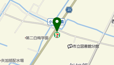 セブンイレブン 柳川矢加部店の地図画像