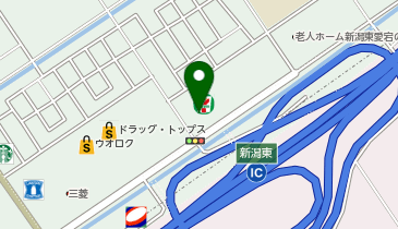 セブンイレブン 新潟若葉町店の地図画像