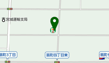 セブンイレブン 仙台扇町4丁目店の地図画像