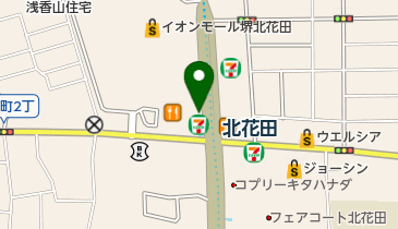 セブンイレブン 堺北花田店の地図画像