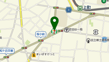 セブンイレブン 世田谷桜小前店の地図画像