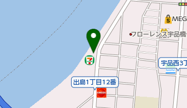 セブンイレブン 広島出島店の地図画像