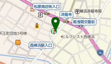 セブンイレブン 横浜浅間町5丁目店の地図画像
