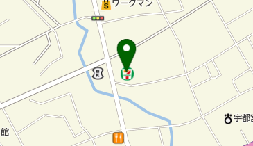 セブンイレブン 大田原中央2丁目店の地図画像