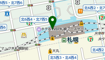 セブン銀行 北海道さっぽろ観光案内所 共同出張所の地図画像
