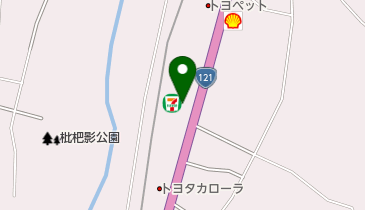 セブンイレブン 会津田島新町店の地図画像