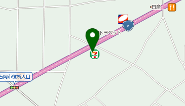 セブンイレブン 石岡中央店の地図画像