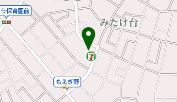 セブンイレブン 横浜みたけ台店の地図画像