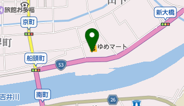 セブン銀行 ゆめマート 津山 共同出張所の地図画像