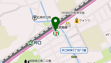 セブンイレブン 広島井口明神店の地図画像