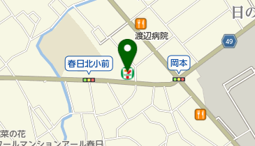 セブンイレブン 春日岡本店の地図画像