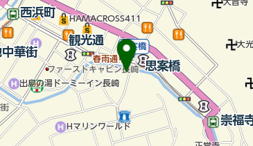 セブンイレブン 長崎思案橋店の地図画像